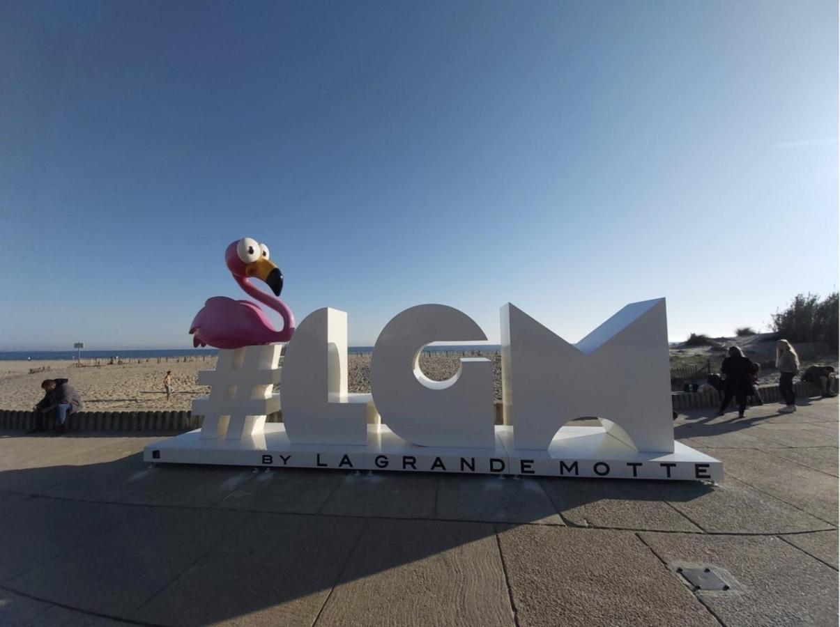Super Appart ! Terrasse, Clim, Parking, 2Min Plage. La Grande Motte Exterior foto